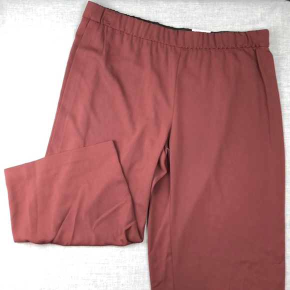 1X 2X 3X Alfani Brown Wide Leg Culottes Plus Size - Picture 2 of 5